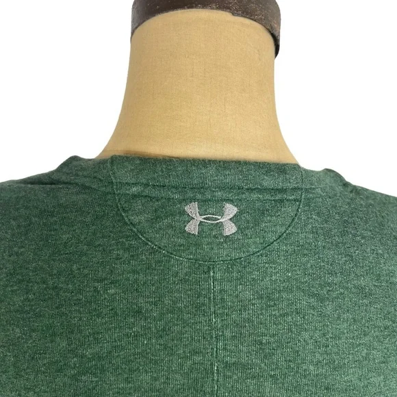 Under Armour green cotton women’s soft full zip moto jacket - Picture 6 of 11